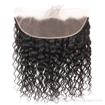 Virgin Malaysian Straight Remy Hair Weave Closures Malaysian Silk Base Swiss Lace Closure With Baby Hair